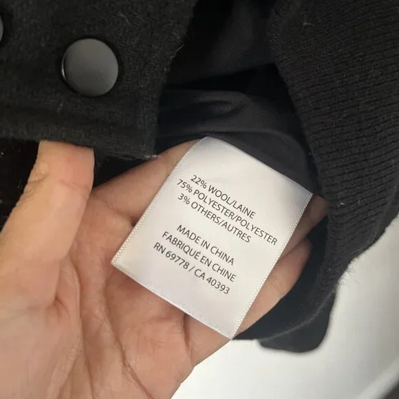 Melody Ehsani Black Power Purpose Varsity Jacket Women's Size 3XL - Picture 5 of 8